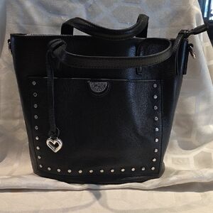 Brighton Elegant Black Studded Women's Bag